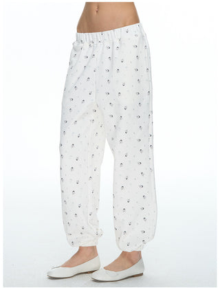 [NECY] Mimora Allover Print Hoodie Jacket & Sweatpants Set