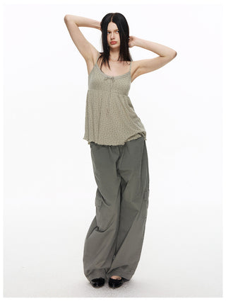 [NECY] Essential Utility Cargo Wide Pants