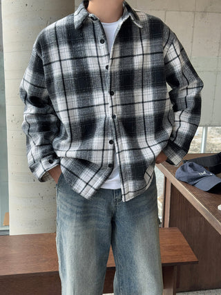 Encore Wool Tartan Check Shirt