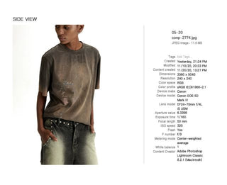 CONP Destruction Printed T-shirt (Dark Gray)