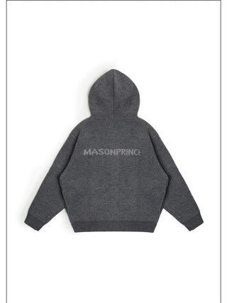 MASONPRINCE Wool Blend Hoodie Cardigan