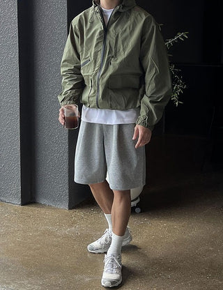 Ber Hooded Windbreaker Jacket (5 colors)