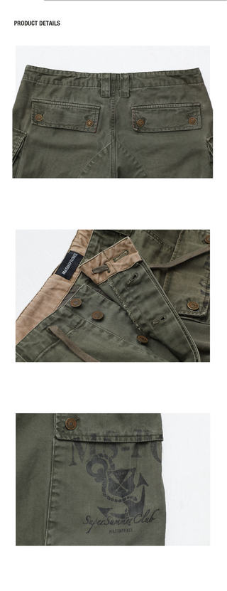 [MASONPRINCE] Anchor Utility Shorts / Cropped Pants