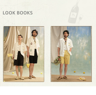 [CULTUM] Linen Cuban Collar Shirt