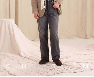 [CULTUM] Knitted Corduroy Blazer