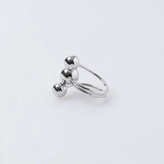 Layering Three Ball Ring