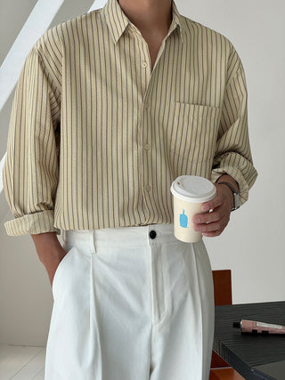 Cohen Seersucker Stripe Shirt