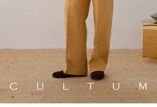 [CULTUM] Linen Drawstring Trousers
