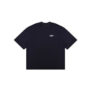[MASONPRINCE] Washed Cotton Knit Tee with Label