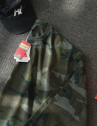 [HEAVY WEIGHT] Camo Long Sleeve T-shirt (2 colors, M~XL)