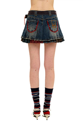 [Moromoro2] Washed Denim Fringe  Collection