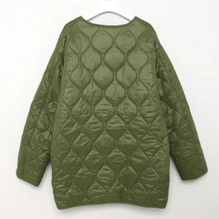Quilted duffel down coat