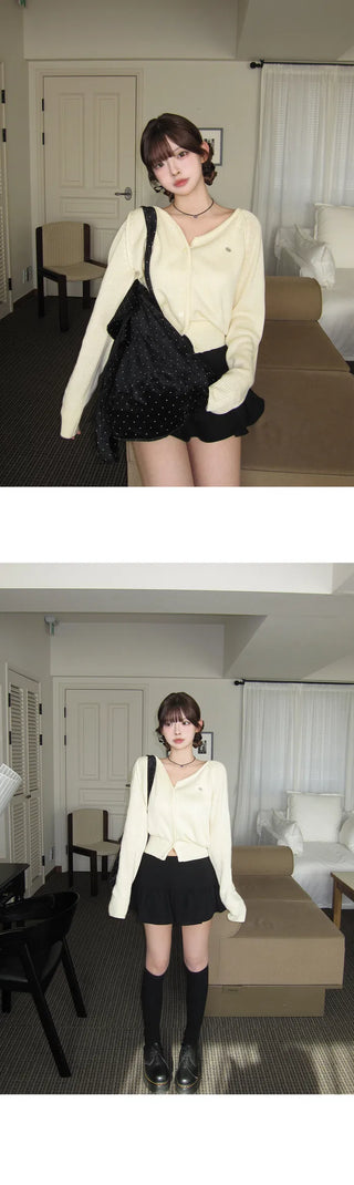Natsu Round Neck Nagrang Cardigan - 6 colors