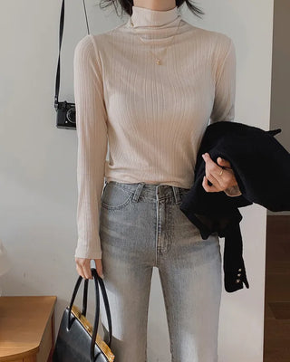 Slim High-Neck T-Shirt (5 colors)