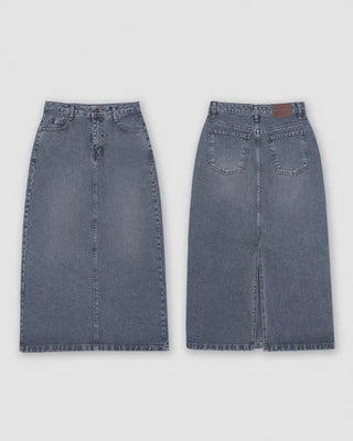 Vintage denim long skirt - 4 sizes