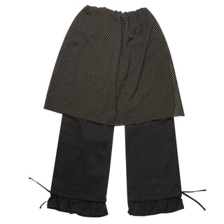 (2 colors) Polka Dot Layered Skirt