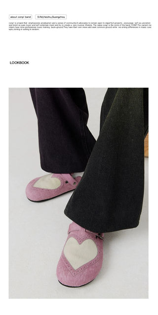 CONP Heart Closed Toe Slides