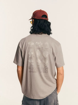 [Monterest] Mushroom Jazz Print Relaxed Tee