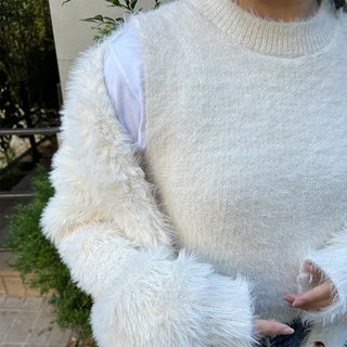 Fluffy Knit Ensemble