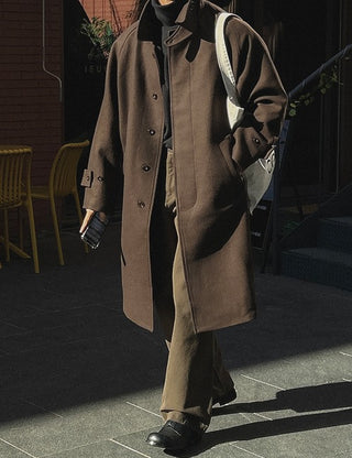 [PREMIUM] Balmacaan Wool Coat (4 colors)
