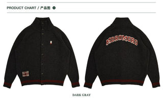 [Moromoro2] Rabbit Embroidered Contrast  Knit