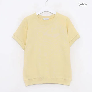 Raglan short-sleeved sweatshirt