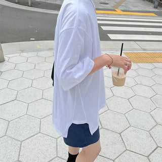 silk simple tee