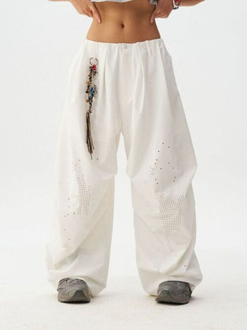 [Monterest] Quick-Dry Burnout Wide Leg Pants