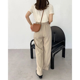 daily soft half neck T