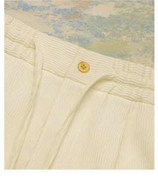 [CULTUM] Wave Texture Drawstring Shorts