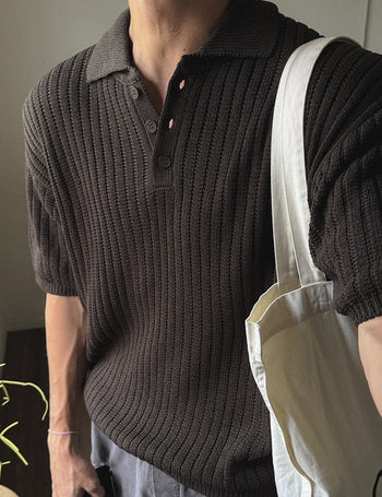 Skasi House Short Sleeve Knit (5 colors, 2 types)