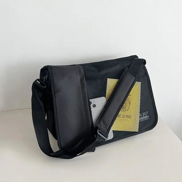 Standard Mash Zipper Cross Shoulder Bag
