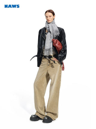 [NOTAWEAR] Wide-Leg Denim Pants