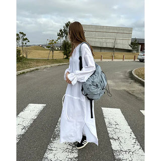 Pocket String Backpack