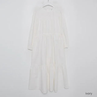Waist strap long dress