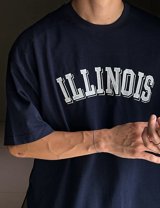 ILLINOIS Cotton Short Sleeve T-shirt (4 colors)