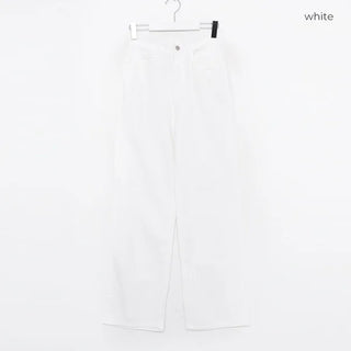 Linen straight pants