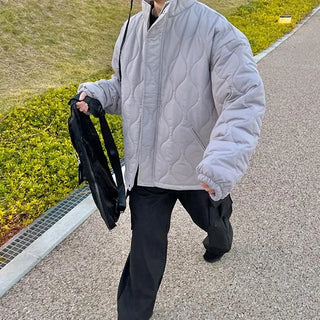 Quilted loose jacket