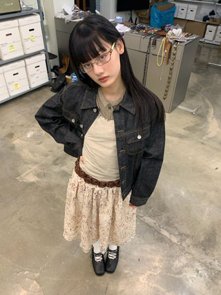 NEVERSEEZ Raw Denim Jacket