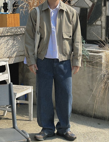 [PREMIUM] A3 Cotton Blouson Jacket (3 colors)