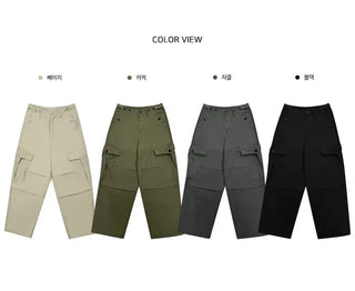 Model Praise/Fit Guaranteed Big Cargo Two-Buckle Long Pants - 4 Colors