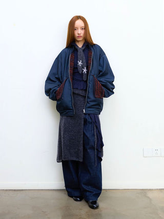 [NeverSeez] Wool-Lined Pilot Jacket