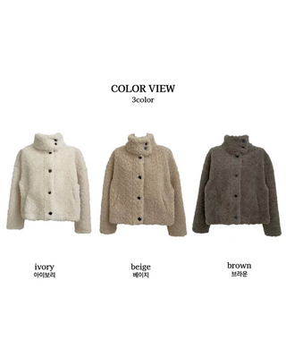 HIGH NECK DUDDLE JACKET (3color)