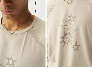 [Monterest] Waffle Knit Quick-Dry Long Sleeve Tee