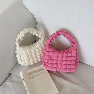 Bubble Quilted Mini Tote Bag
