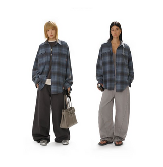 MASONPRINCE Washed Plaid Shirt