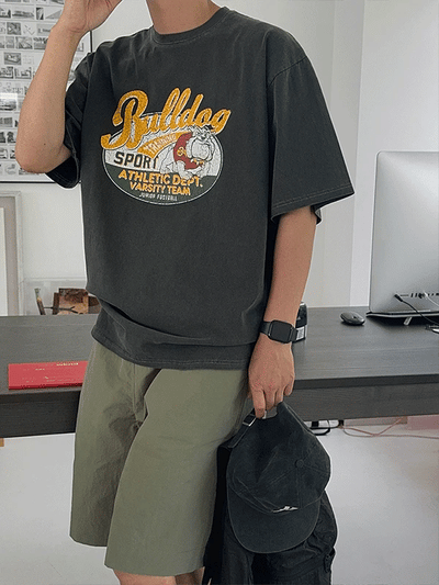 Bulldog Heavy Pigment  T-shirt