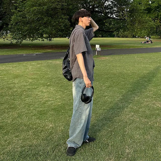 Pocket check shirt