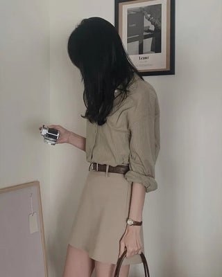 Clean Fit Mini Skirt