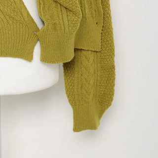 Wrap-design knit